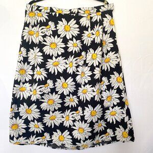 Daisy Print Full Skirt